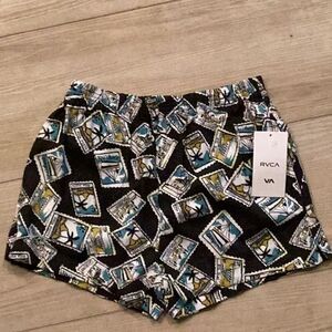 RVCA Sawyer Woven Shorts, NWT, size XS
